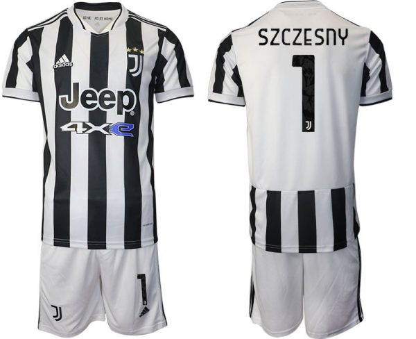 Günstige Fußballtrikots Juventus Turin Heimtrikot 2022 mit Aufdruck Szczesny 1-1