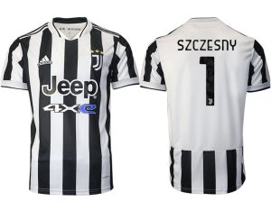Günstige Fußballtrikots Juventus Turin Heimtrikot 2022 mit Aufdruck Szczesny 1