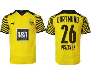 BVB Borussia Dortmund 2022 Heimtrikot gelb mit Aufdruck Piszczek 26