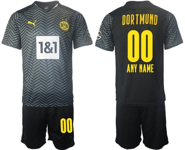 BVB Borussia Dortmund Auswärtstrikot 2022 Asphalt/Schwarz-1