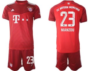 Heimtrikot FC Bayern München Saison 21/22 rot mit Aufdruck NIANZOU 23