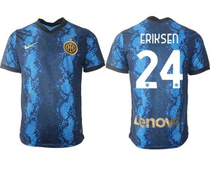 Inter Milan Christian Eriksen #24 Herren Heimtrikot 2022 Kurzarm