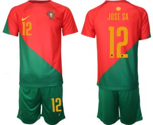 Portugal 2022-2023 Heim Trikot für Herren Fußballtrikot mit Aufdruck JOSE SA 12