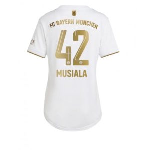 Fußballtrikot für Frauen FC Bayern Munich Auswärtstrikot 2022-23 Kurzarm Jamal Musiala 42