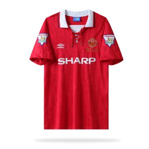 Vintage Manchester United Champion 1992/93 Heimtrikot Fußballtrikots Personalisierbar