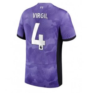 Bestseller Fußballtrikot Liverpool 3rd trikot 2023-24 Kurzarm Virgil van Dijk 4