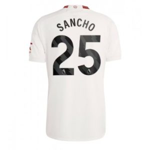 Herren Manchester United 3rd trikot 2023-24 Kurzarm Fußball Trikot Jadon Sancho 25