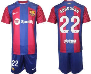 Shop Fußballtrikots Herren FC Barcelona 2023-2024 mit Aufdruck GÜNDOGAN 22