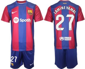 Shop Fußballtrikots Herren FC Barcelona 2023-2024 mit Aufdruck LAMINE YAMAL 27