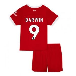Kinder Liverpool Heimtrikot 2023/24 Fußballtrikot Trikotsatz Darwin Nunez 9