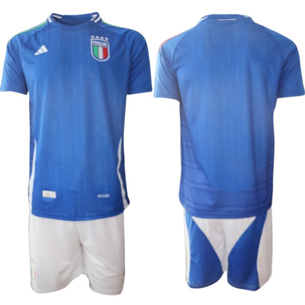 Günstige Fußballtrikots Italien Heimtrikot 2024-25 in Blau