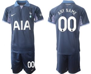 Günstige Fußballtrikots Herren Tottenham Hotspur Auswärtstrikot 2023-24 Blau trikotsatz