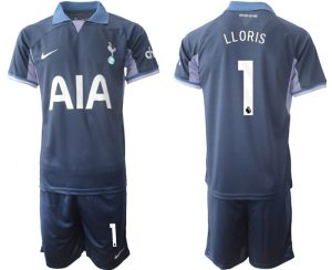 Günstige Fußballtrikots Herren Tottenham Hotspur Auswärtstrikot 2023-24 Hugo Lloris 1