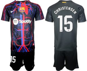 Patta x FC Barcelona 2023-2024 Fußballtrikots Herren Set Andreas Christensen 15