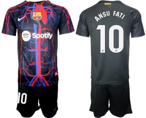 Patta x FC Barcelona 2023-2024 Fußballtrikots Herren Set Ansu Fati 10